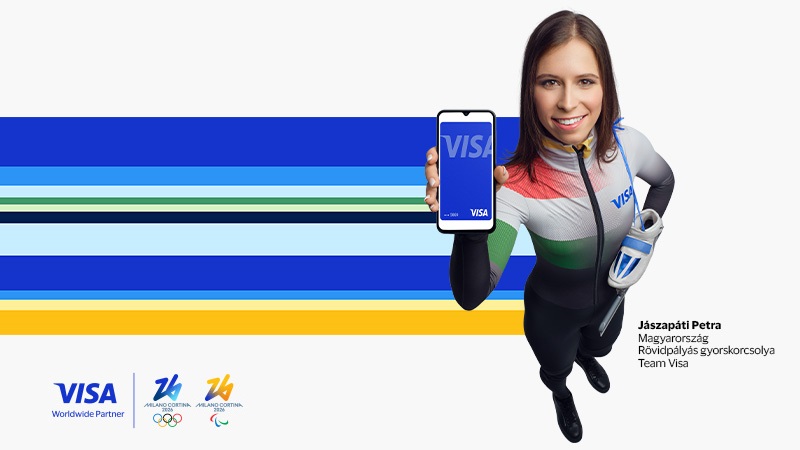  Jászapáti Petra holding phone with visa card displayed